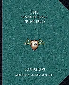 portada the unalterable principles