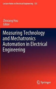 portada measuring technology and mechatronics automation in electrical engineering