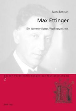 portada Max Ettinger: Ein kommentiertes Werkverzeichnis (in German)