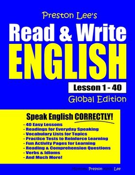 portada Preston Lee's Read & Write English Lesson 1 - 40 Global Edition (en Inglés)