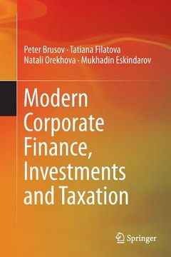 portada Modern Corporate Finance, Investments and Taxation (en Inglés)