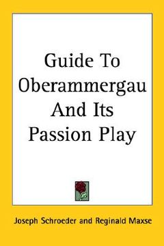 portada guide to oberammergau and its passion play (in English)