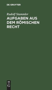 portada Aufgaben aus dem rã Â¶Mischen Recht (German Edition) [Hardcover ] 