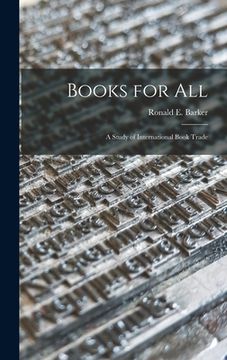 portada Books for All: a Study of International Book Trade (in English)