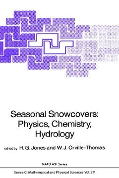 portada seasonal snowcovers: physics, chemistry, hydrology (en Inglés)