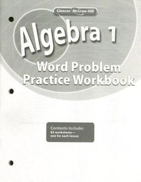 portada Algebra 1, Word Problems Practice Workbook (Merrill Algebra 1) [Soft Cover ] (in English)