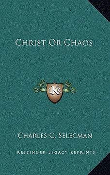 portada christ or chaos (en Inglés)