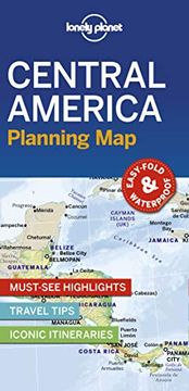 portada Lonely Planet Central America Planning map [Idioma Inglés] (en Inglés)
