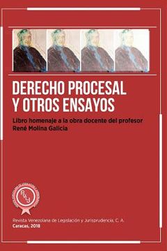 portada Derecho Procesal Y Otros Ensayos: Libro Homenaje A La Obra Docente Del Profesor René Molina Galicia (spanish Edition) (in Spanish)