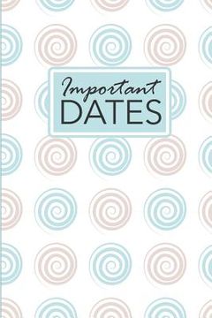 portada Important Dates: Birthday and Anniversary Reminder Book Watercolor Pattern Cover