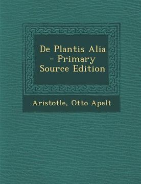 portada de Plantis Alia
