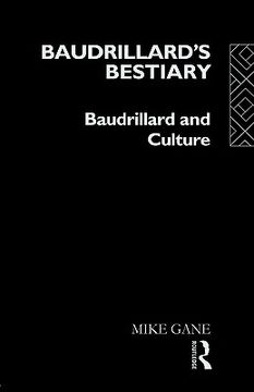 portada baudrillard's bestiary: baudrillard and culture (en Inglés)