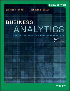 portada Business Analytics: The art of Modeling With Spreadsheets 
