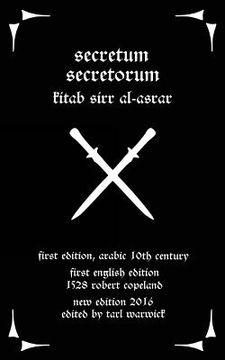 portada Secretum Secretorum: Kitab Sirr Al-Asrar