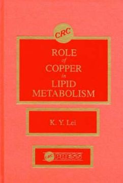 portada roles of copper in lipid metabolism (en Inglés)