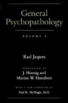 portada General Psychopathology: Volume 1 