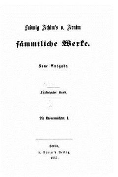 portada Ludwig Achim's von Arnim Sämmtliche Werke (en Alemán)