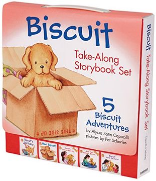 portada Biscuit Take-Along Storybook Set: 5 Biscuit Adventures (en Inglés)