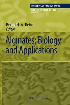 portada alginates: biology and applications (en Inglés)