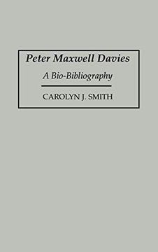 portada Peter Maxwell Davies: A Bio-Bibliography 