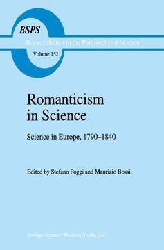 portada romanticism in science: science in europe, 1790-1840 (en Inglés)