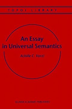 portada an essay in universal semantics (en Inglés)