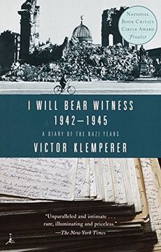portada I Will Bear Witness, Volume 2: A Diary of the Nazi Years: 1942-1945 (en Inglés)