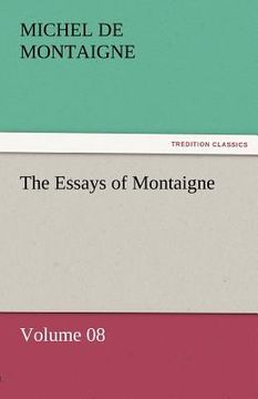 portada the essays of montaigne - volume 08 (in English)
