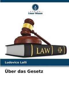 portada Über das Gesetz (en Alemán)
