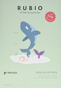 portada RUBIO VACACIONES  -5º PRIMARIA