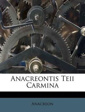 portada Anacreontis Teii Carmina (en Italiano)