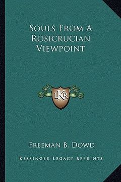 portada souls from a rosicrucian viewpoint (en Inglés)