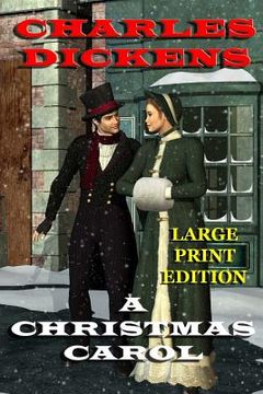 portada A Christmas Carol - Large Print Edition (en Inglés)