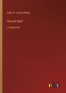 portada Second April: in large print (en Inglés)