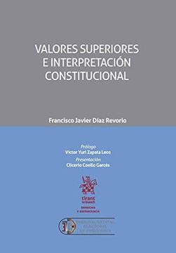 portada Valores Superiores e Interpretacion Constitucional