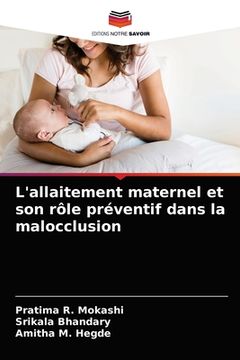 portada L'allaitement maternel et son rôle préventif dans la malocclusion (en Francés)