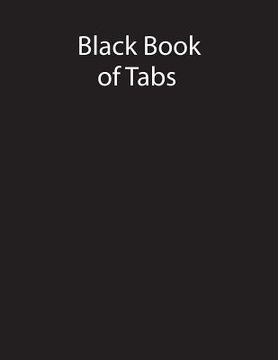 portada Black Book of Tabs (en Inglés)