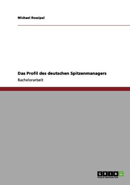 portada Das Profil des deutschen Spitzenmanagers (German Edition)