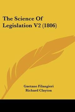 portada the science of legislation v2 (1806) (in English)