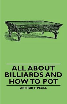 portada all about billiards and how to pot (in English)