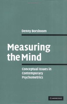 portada Measuring the Mind Hardback: Conceptual Issues in Contemporary Psychometrics (in English)