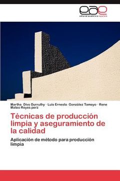 portada T Cnicas de Producci n Limpia y Aseguramiento de la Calidad (in English)
