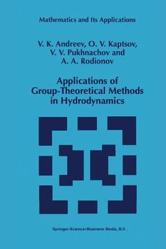 portada applications of group-theoretical methods in hydrodynamics (en Inglés)