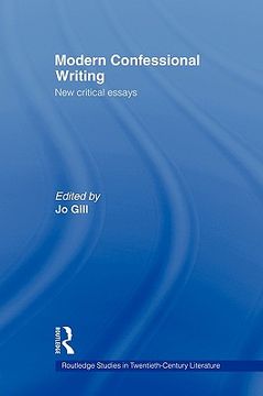 portada modern confessional writing: new critical essays (en Inglés)