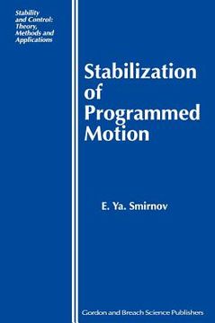 portada stabilization of programmed motion (en Inglés)