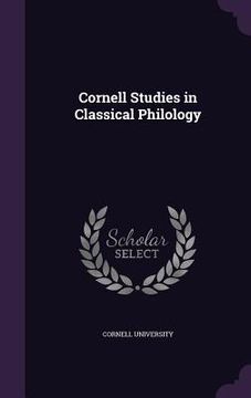 portada Cornell Studies in Classical Philology (en Inglés)