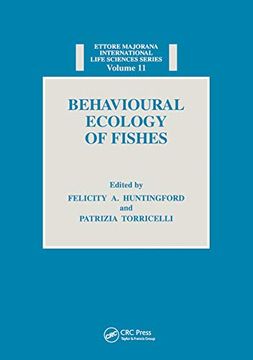 portada Behavioural Ecology of Fishes (en Inglés)