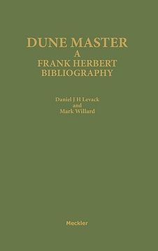 portada dune master: a frank herbert bibliography (en Inglés)