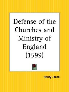 portada defense of the churches and ministry of england (en Inglés)