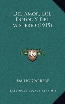 portada Del Amor, del Dolor y del Misterio (1915)